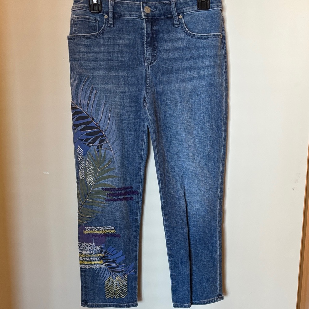Chico’s Embroidered Women's Cropped Jeans